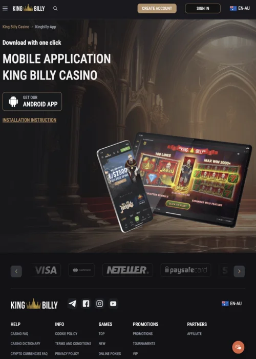 App King Billy Casino